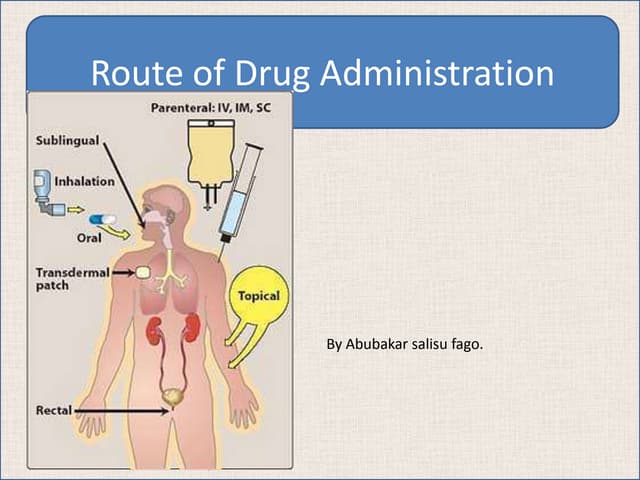 The Fastest Acting Method Of Drug Administration Is Route of Drug Administration | PPT