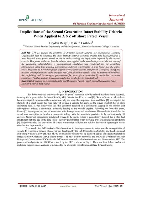 A Comparative Analysis for Predicting Ship Squat in Shallow Water | PDF ...