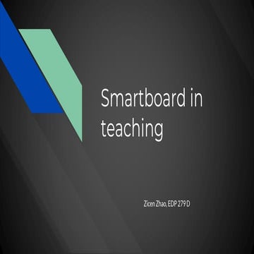 Smartboard in teaching