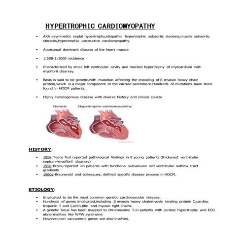 Hypertrophic cardiomyopathy