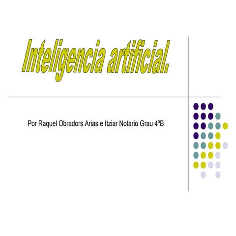 Inteligencia Artificial 