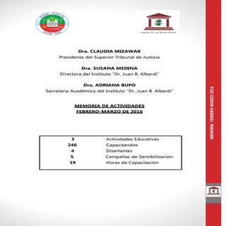 IA- Memoria Febrero- Marzo de 2016