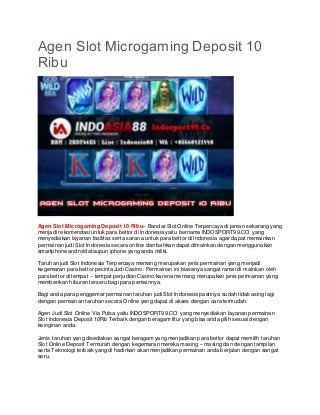 game slot online deposit pulsa