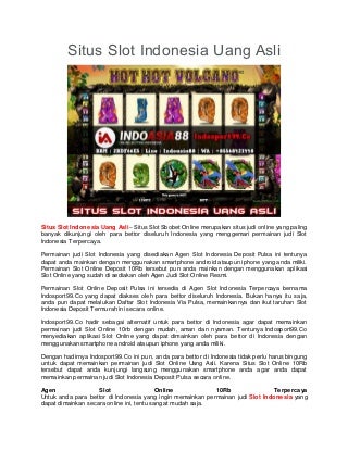 situs agen judi slot mesin