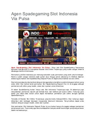 daftar agen slot