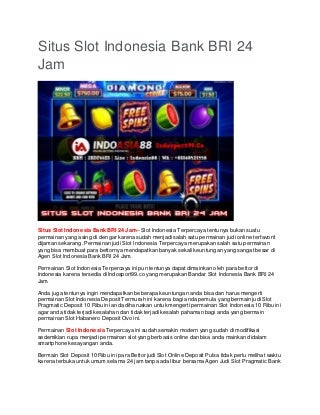 judi slot pakai pulsa