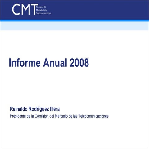 Informe anual 2008 CMT