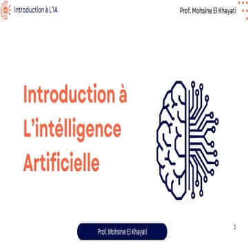 Introduction complète à l’Intelligence Artificielle : Concepts ...
