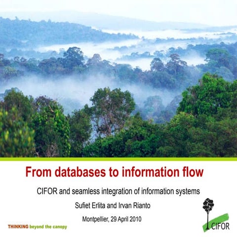 From databases to information flow: CIFOR and seamless integration of informa...
