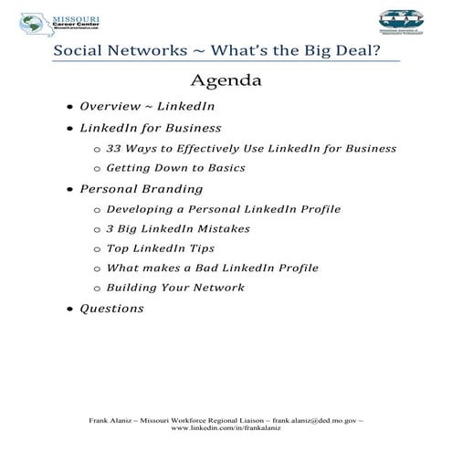 Iaap Linked In Presentation