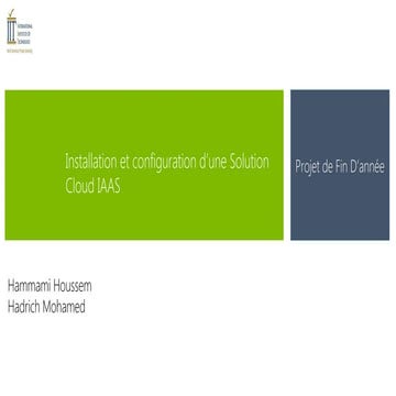 Implentation d'une solution Cloud IAAS