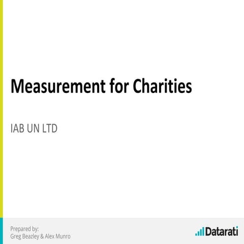 IAB - Measurement for Charities - Datarati - June 2014