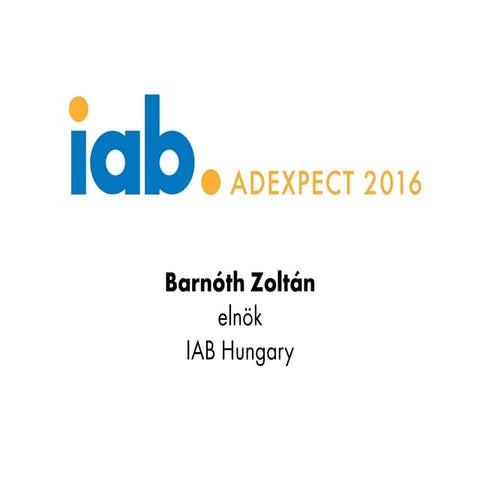 IAB Hungary Adexpect 2016 - Hungarian