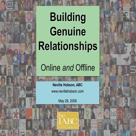 Building Genuine Relationships