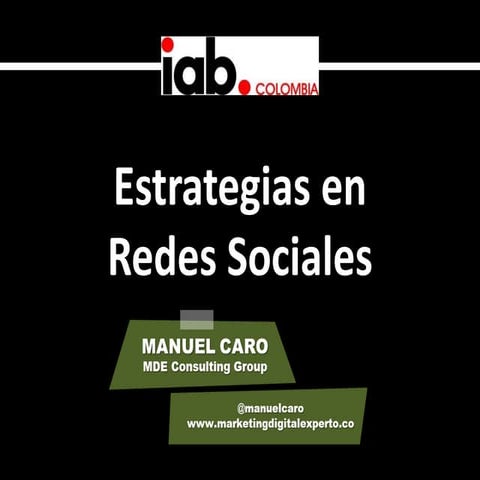 Estrategias en Social Media 