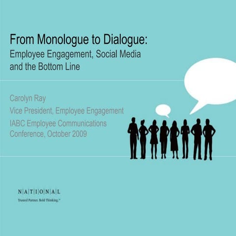 IABC Start the Dialogue: Employee Engagement in Tough Times