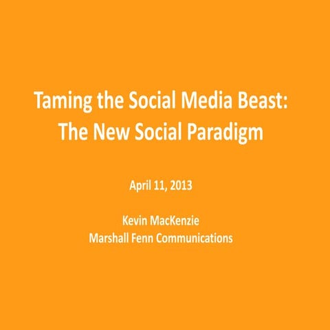 Iabc social media presentation 11 apr2013