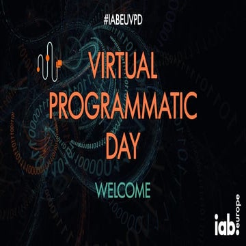 IAB Europe Virtual Programmatic Day Deck
