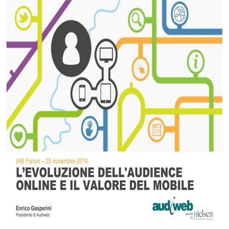 L’evoluzione dell'audience online e il valore del mobile - Audiweb @ IAB Foru...