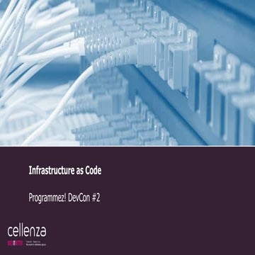 DevCon 2  ; Infra as Code avec Azure