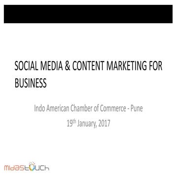 The New World Of Digital, Content And Social Media Marketing And The Relevanc...
