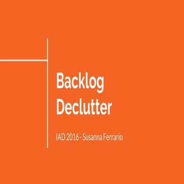 Gestione del Product Backlog: un decluttering efficace