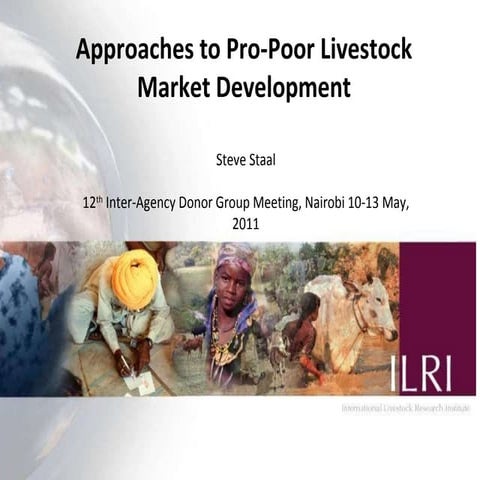 Approaches to pro-poor livestock market development