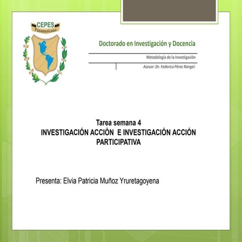 Investigación Acción y Acción Participativa