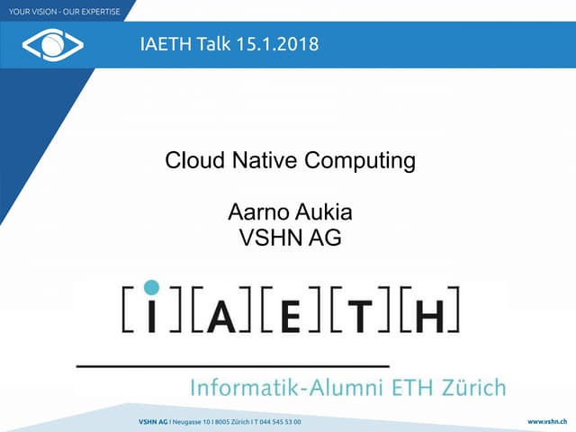 Cloud Native Computing PPT