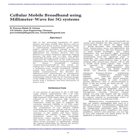 Iaetsd cellular mobile broadband using