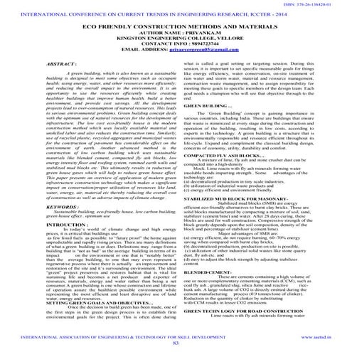 Iaetsd eco friendly construction methods and materials