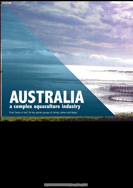 Australia - a complex aquaculture industry