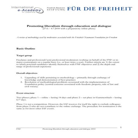 Iaf Basic Outline 27 06  04 07 10