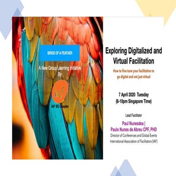 Exploring digitalized and virtual facilitation
