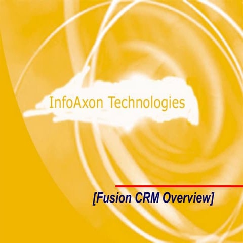 InfoAxon Fusion CRM