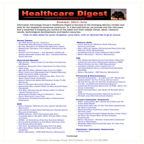 Iag newsletter july 2011 final