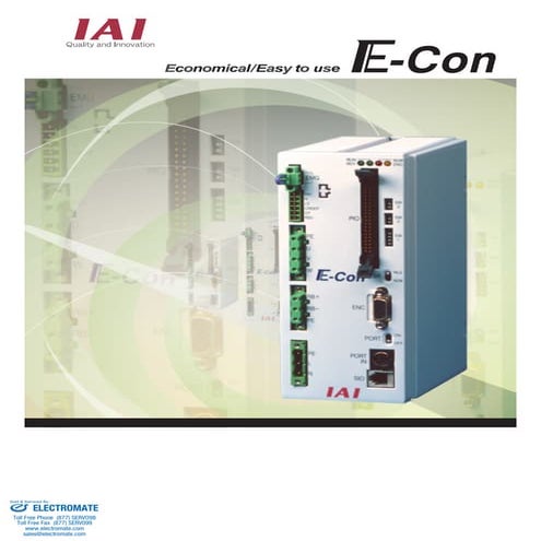 Iai econ catalog_specsheet