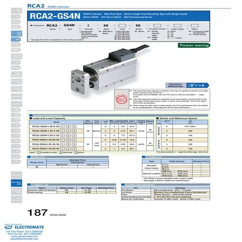 Iai rca2 gs4_n_specsheet