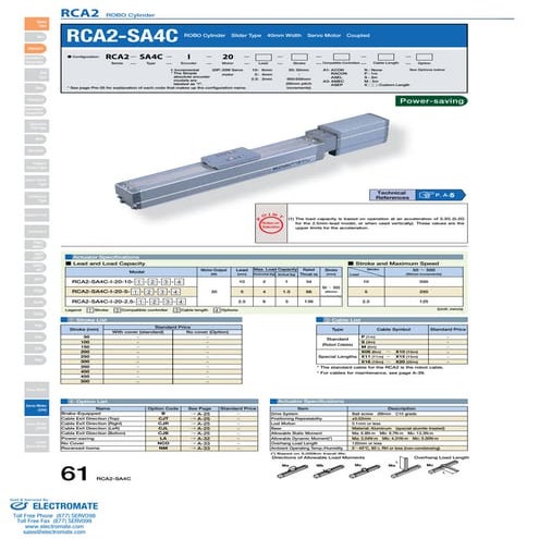 Iai rca2 sa4_c_specsheet