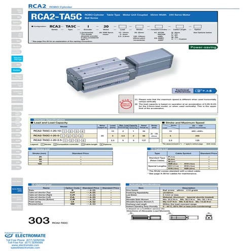 Iai rca2 ta5_c_specsheet