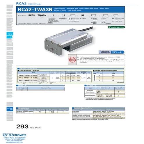 Iai rca2 twa3_n_specsheet