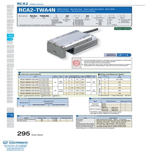 Iai rca2 twa4_n_specsheet