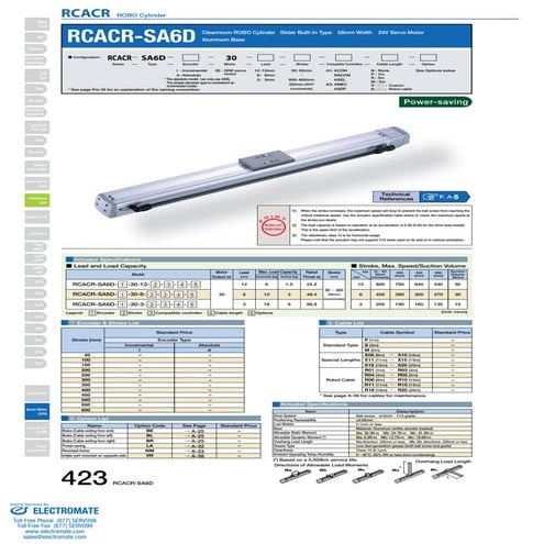Iai rcacr sa6_d_specsheet