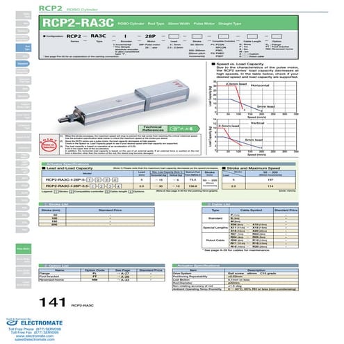 Iai rcp2 ra3_c_specsheet