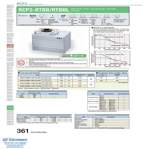 Iai rcp2 rtbb_rtbbl_specsheet