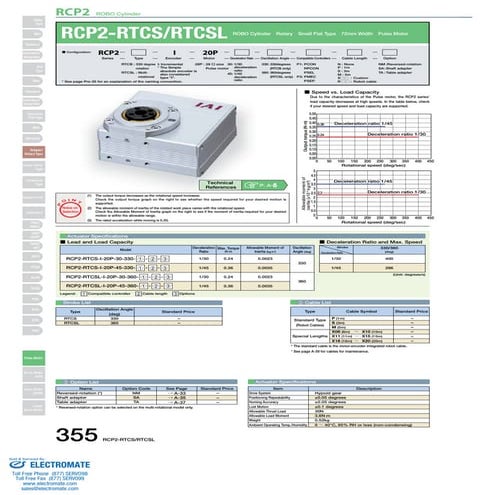 Iai rcp2 rtcs_rtcsl_specsheet