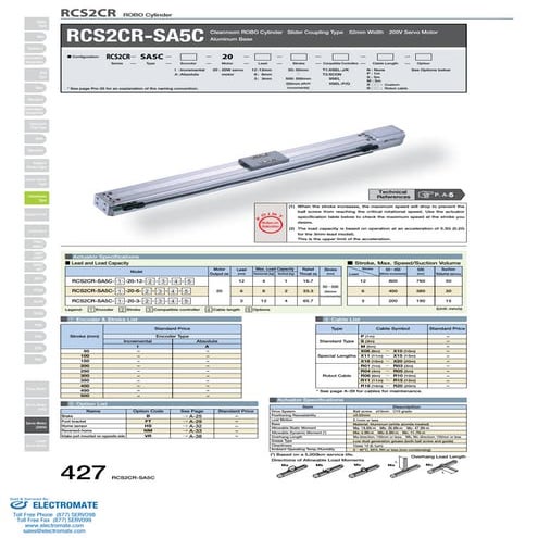 Iai rcs2 cr_sa5c_specsheet