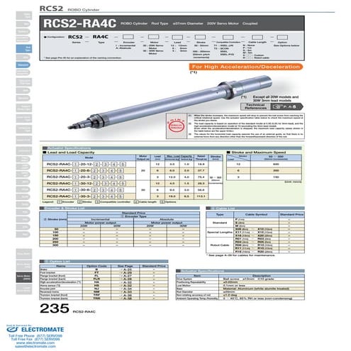 Iai rcs2 ra4_c_specsheet