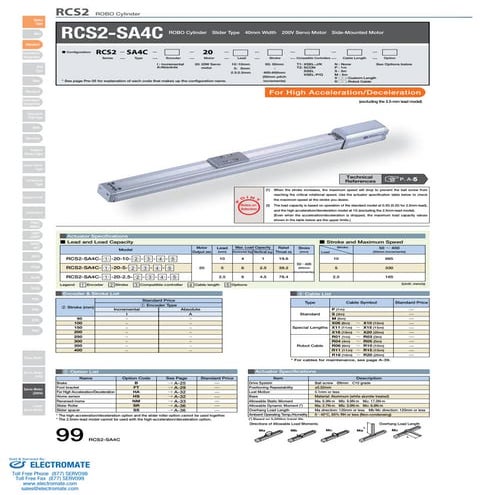 Iai rcs2 sa4_c_specsheet