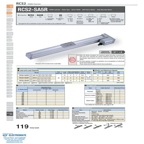 Iai rcs2 sa5_r_specsheet